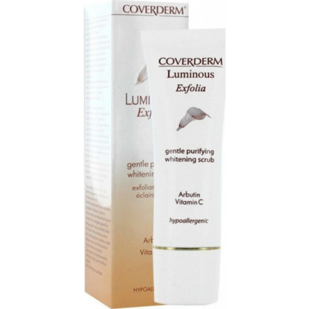 Coverderm Luminous Exfolia, whitening scrub, 50ml