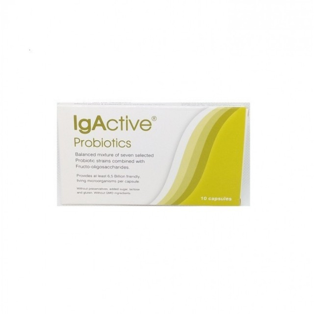 Συμπλήρωμα με Προβιοτικά και Πρεβιοτικά IgActive Probiotics (10 κάψουλες)