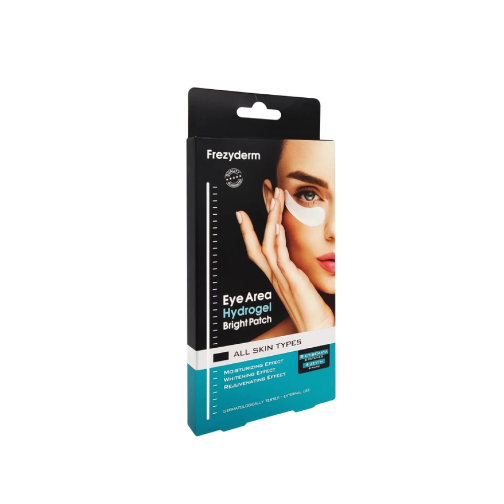 Frezyderm Eye Area Hydrogel Bright Patch Μάσκα/Επιθέματα Ματιών για τους Μαύρους Κύκλους, 8τεμ