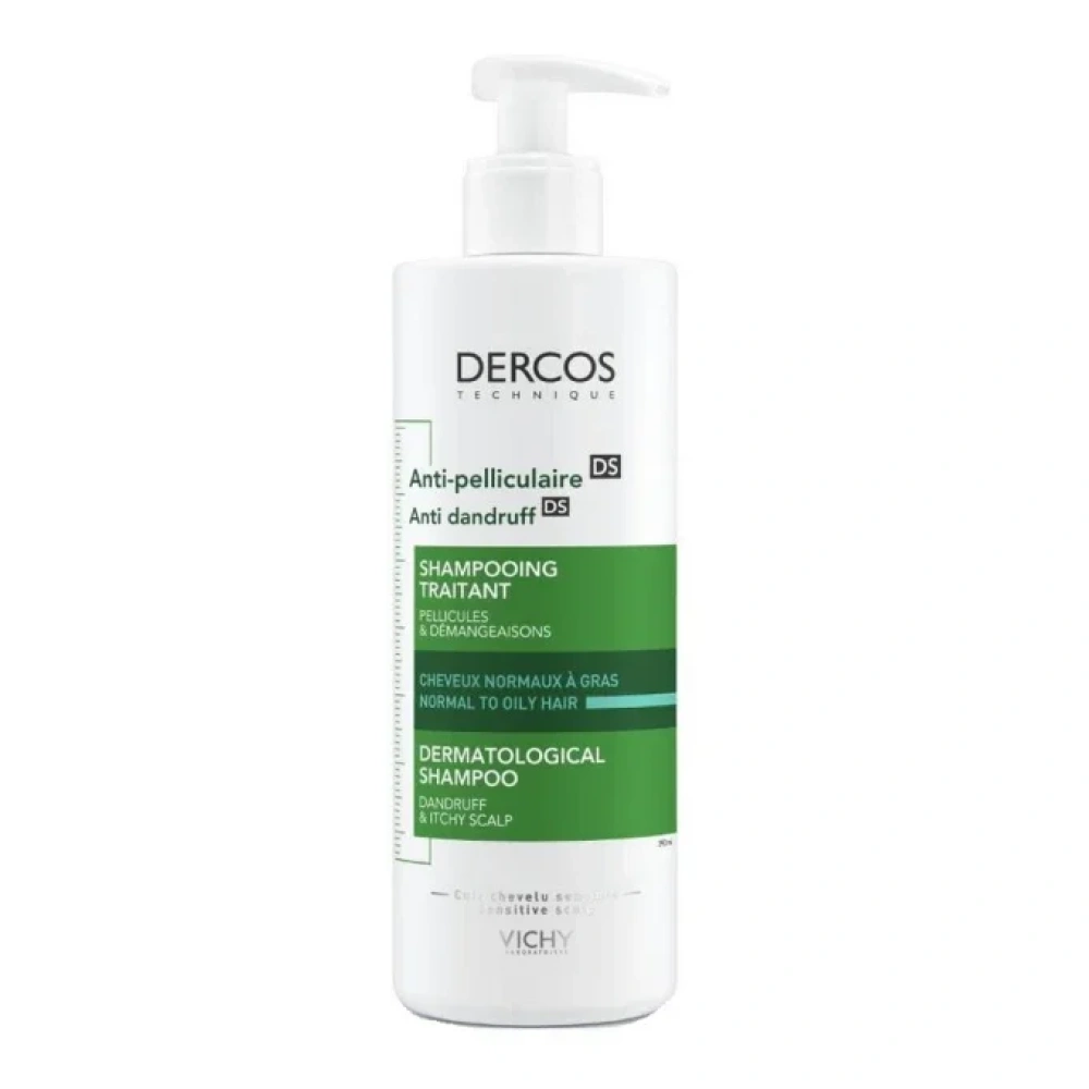 Vichy Dercos Shampoo, Λιπαρά - Κανονικά Μαλλιά - Αντιπιτυριδικό 390ml