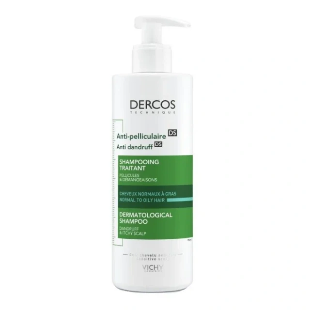 Vichy Dercos Shampoo, Λιπαρά - Κανονικά Μαλλιά - Αντιπιτυριδικό 390ml