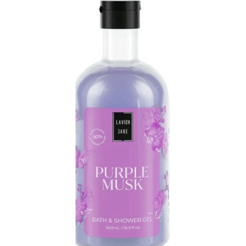 LAVISH CARE Shower Gel Purple Musk 500ml