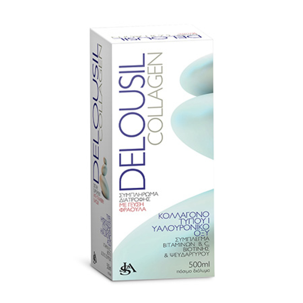 SJA Delousil Collagen Κολλαγόνο τύπου 1 με Υαλουρονικό 500ml