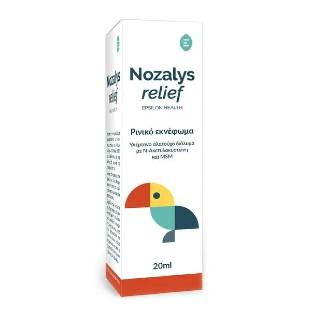 Epsilon Health Nozalys Relief Nasal Spray 20ml