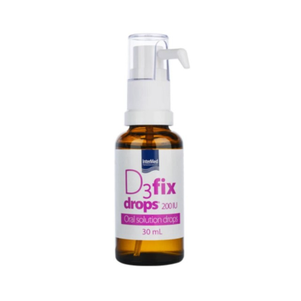 INTERMED D3 FIX DROPS 200IU WITH PUMP [FLX30ML]