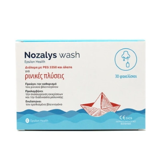 EPSILON HEALTH NOZALYS WASH 30 SACHETS/BOX