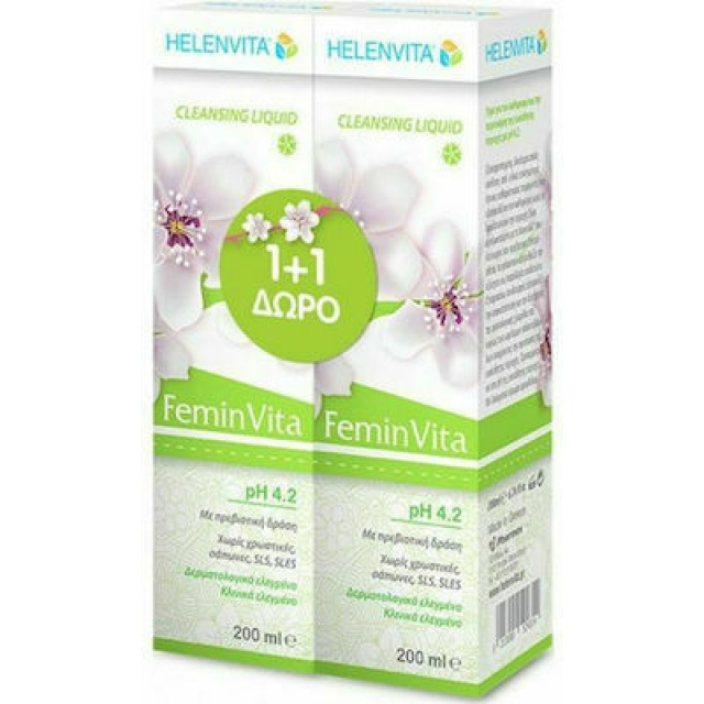 Helenvita Υγρό Καθαρισμού Feminvita 2x200ml