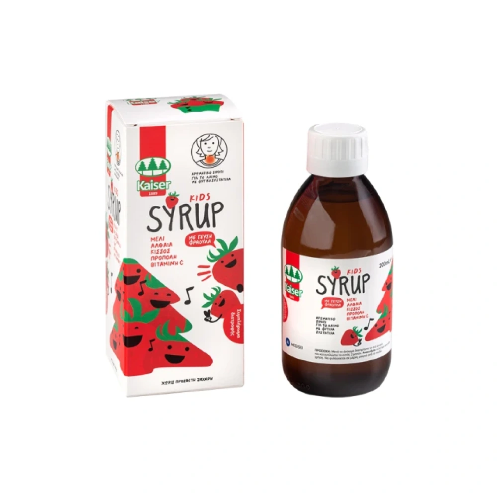 KAISER KIDS SYRUP ΦΡΑΟΥΛΑ 200ML