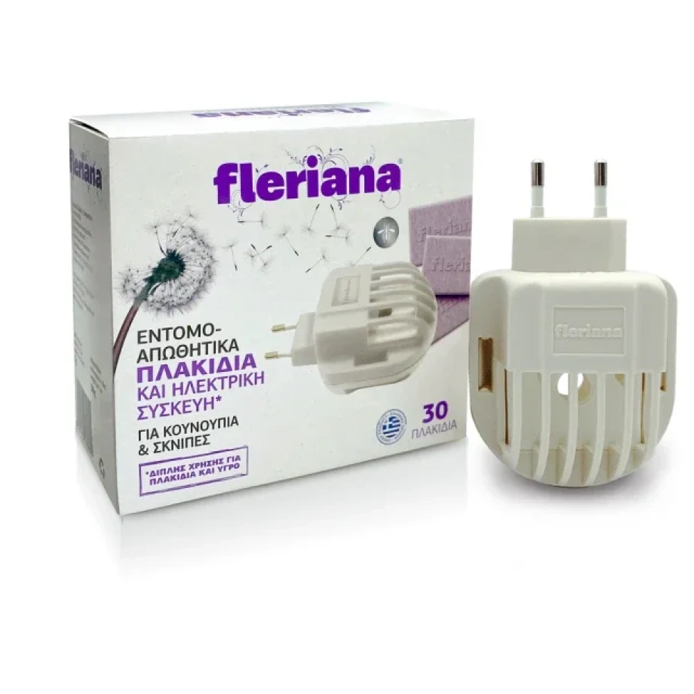 PPOWER HEALTH FLERIANA ΕΝΤΟΜ ΠΛΑΚ 30ΤΕΜ+ΗΛ.ΣΥΣΚΕΥΗ