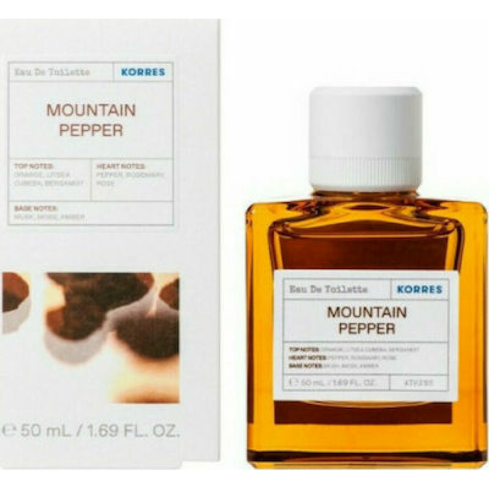 KORRES MOUNTAIN PEPPER EAU DE TOILETTE 50ML