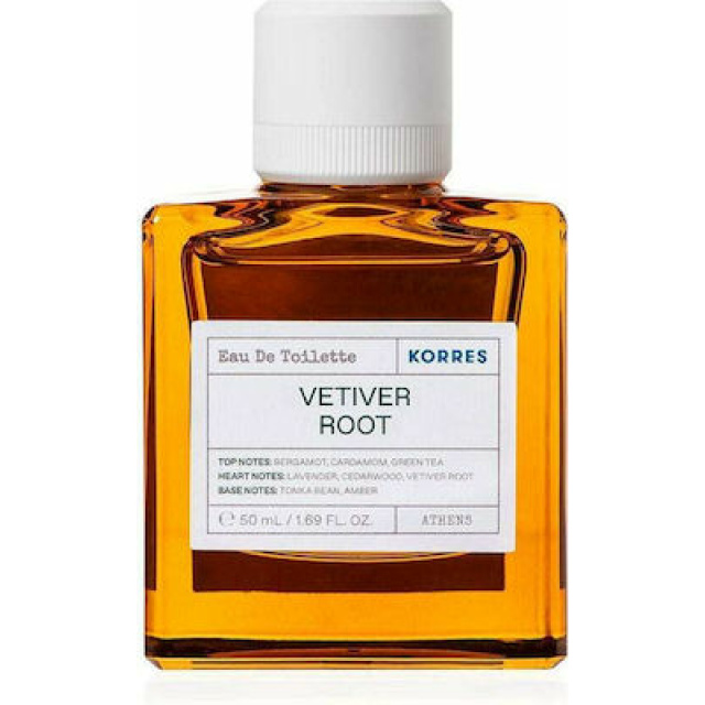 KORRES VETIVER ROOT EAU DE TOILETTE 50ML