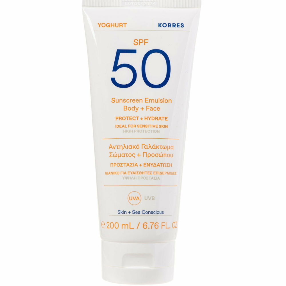 KORRES YOGH FAC BOD SUNSC SPF50 200ML