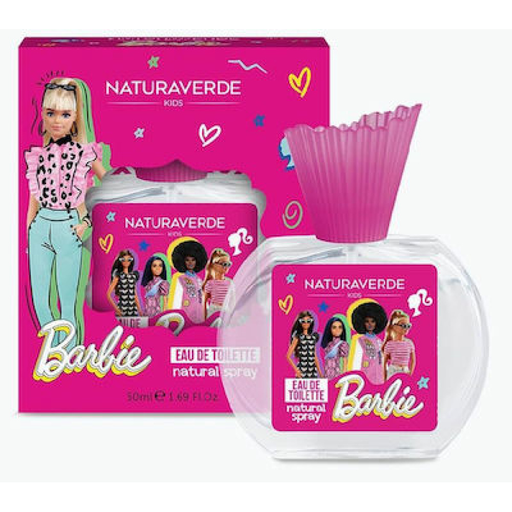 Naturaverde Kids Barbie Natural Eau de Toilette Κολώνια σε Σπρέι, 50ml