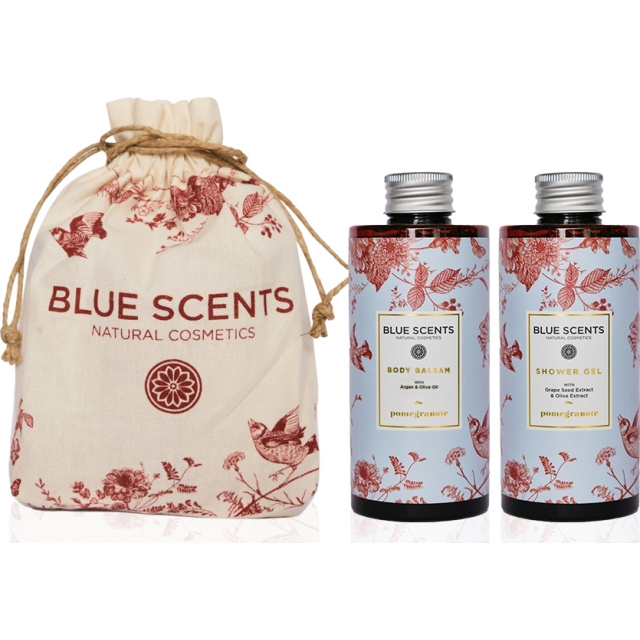 Blue Scents Pomegranate Σετ Περιποίησης