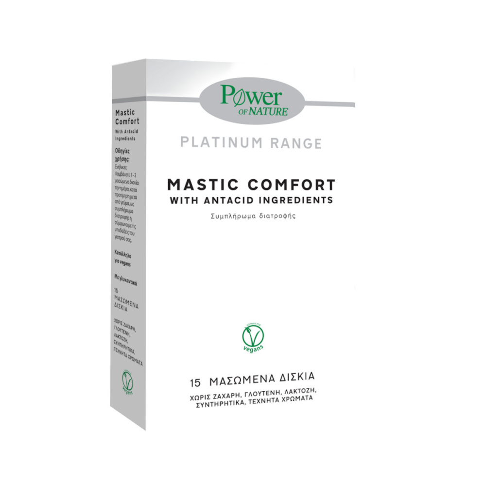 POWER HEALTH PLATINUM MASTIC COMFORT 15S CHEW. TABS