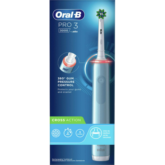 ORAL-B PRO 3000 CROSS ACTION BLUE