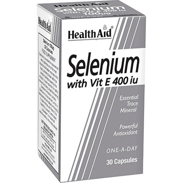 Health Aid Selenium 100μg+vitamin E 400iu 30tabs