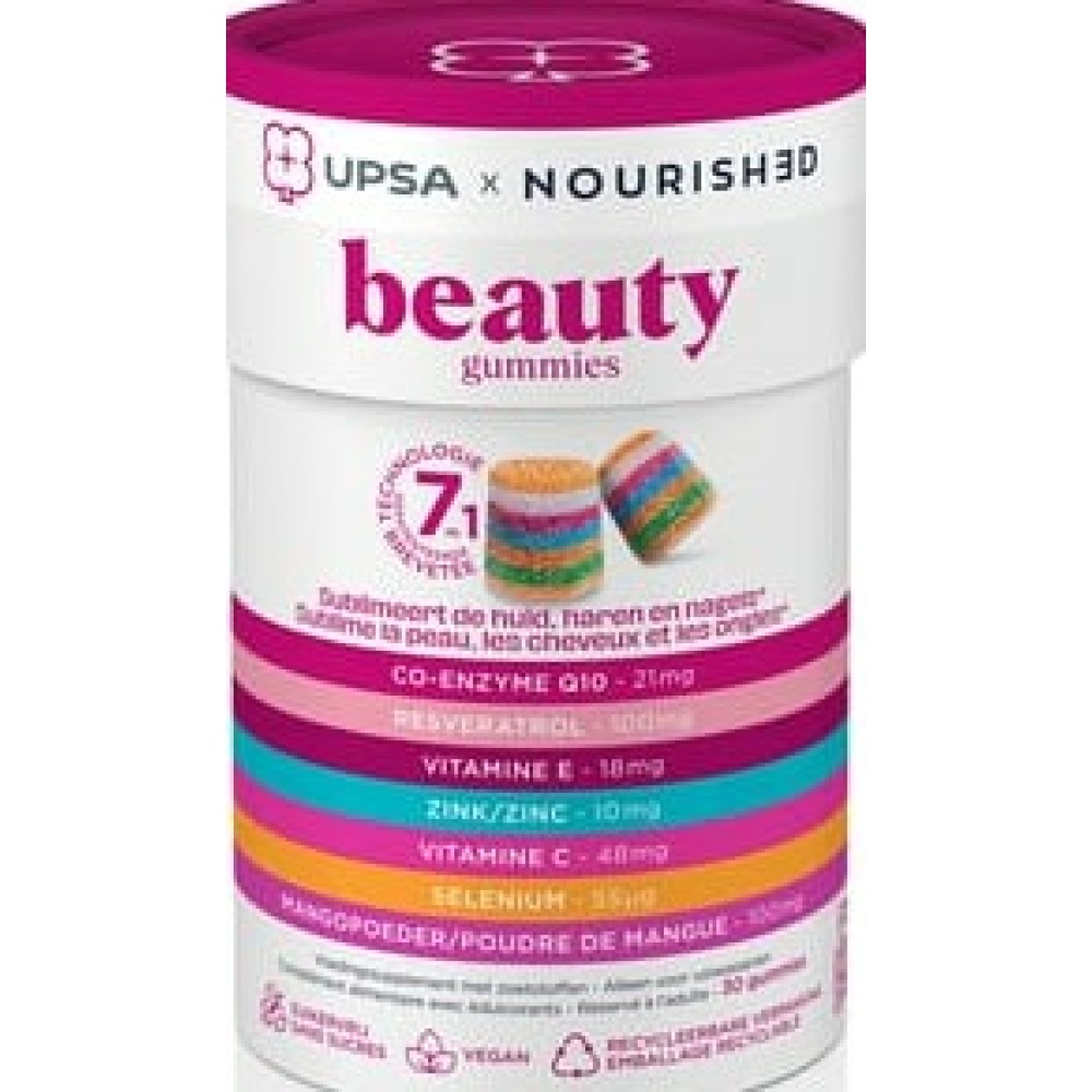 UPSA X NOURISHED BEAUTY GUMMIES (30 ΖΕΛΕΔΑΚΙΑ)