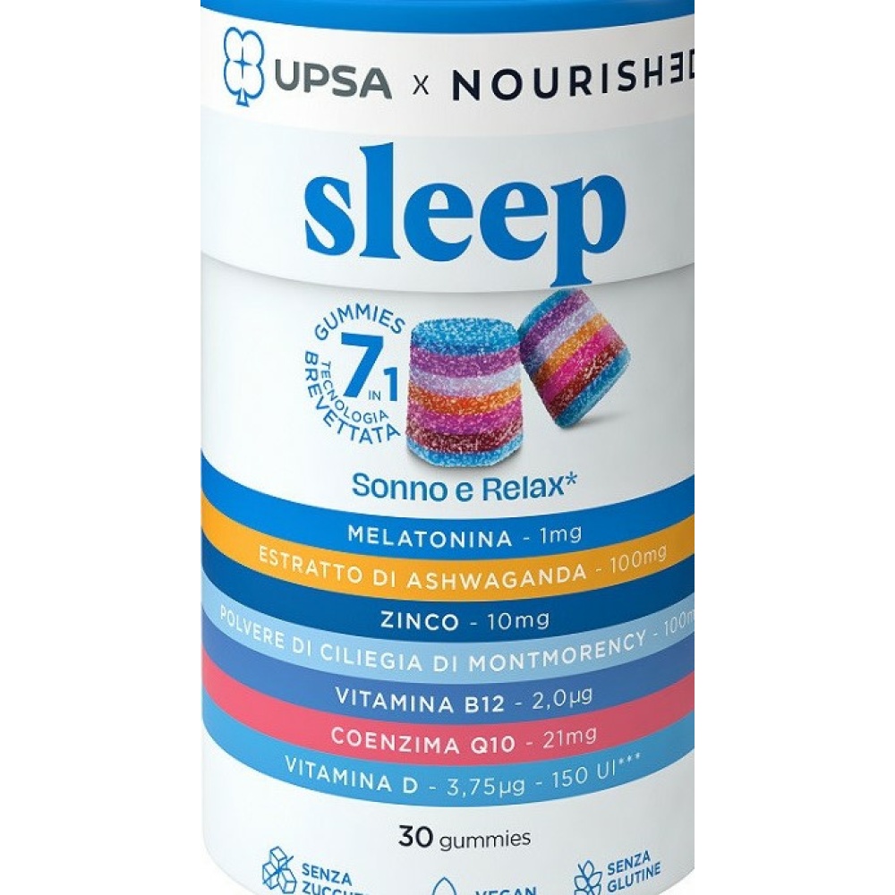 UPSA X NOURISHED SLEEP GUMMIES (30 ΖΕΛΕΔΑΚΙΑ)