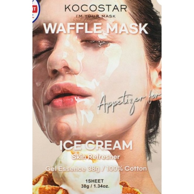 VICAN KOCOSTAR WAFFLE FACE MASK ICE CREAM